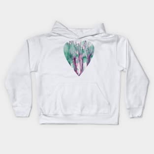 Enchanted forest (heart) Kids Hoodie